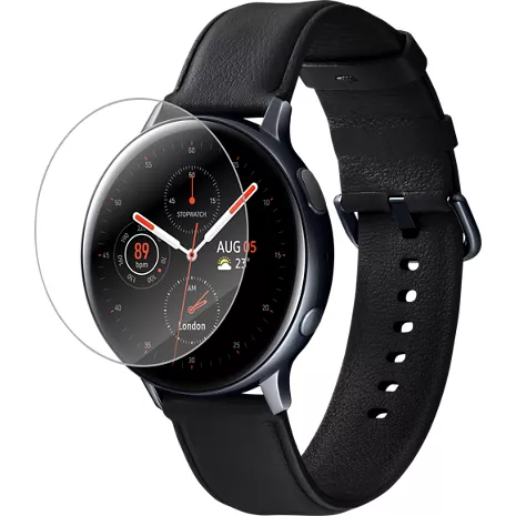 ZAGG Funda InvisibleShield Ultra Clear para el Galaxy Watch Active2 con caja de 44 mm